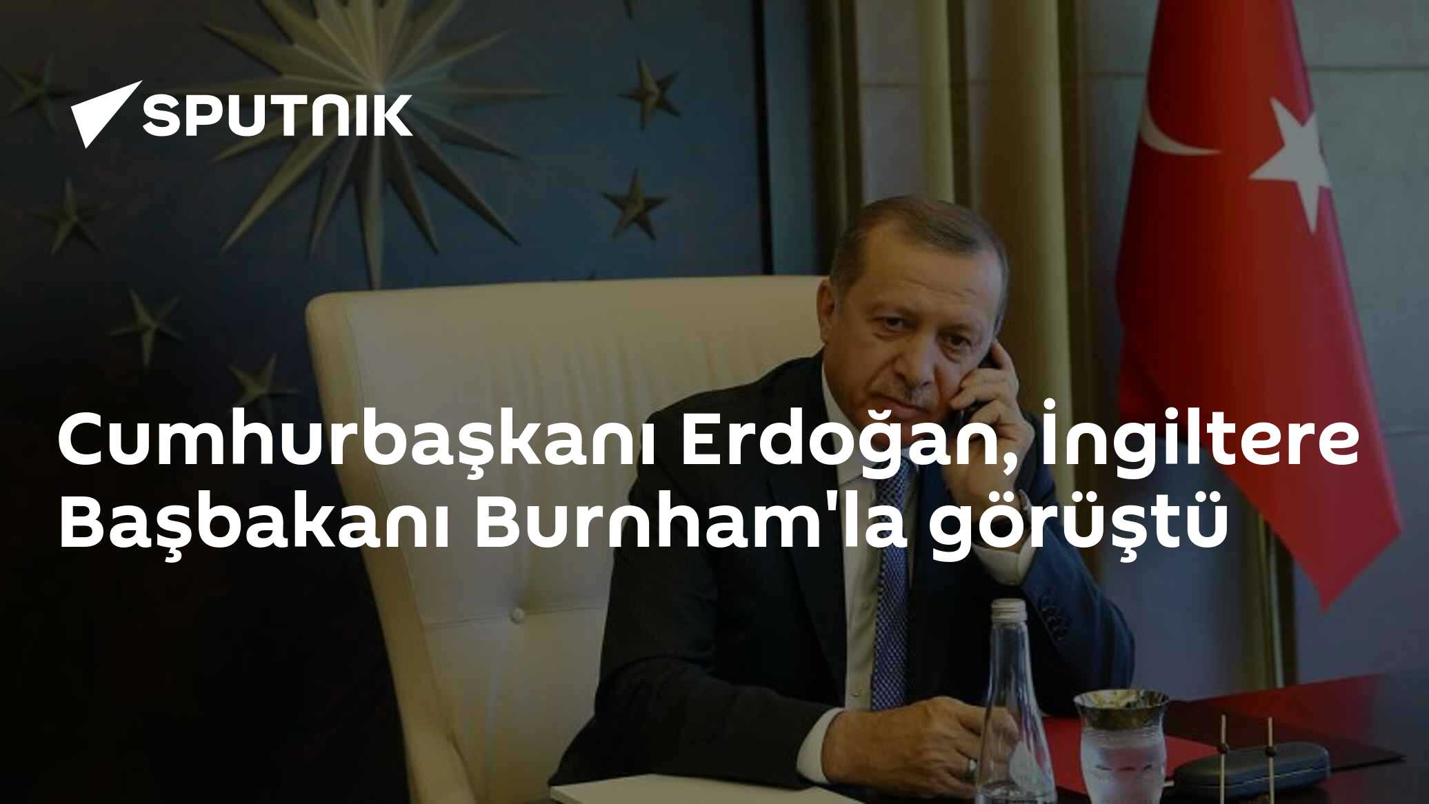 Cumhurbaşkanı Erdoğan, İngiltere Başbakanı Burnham'la görüştü