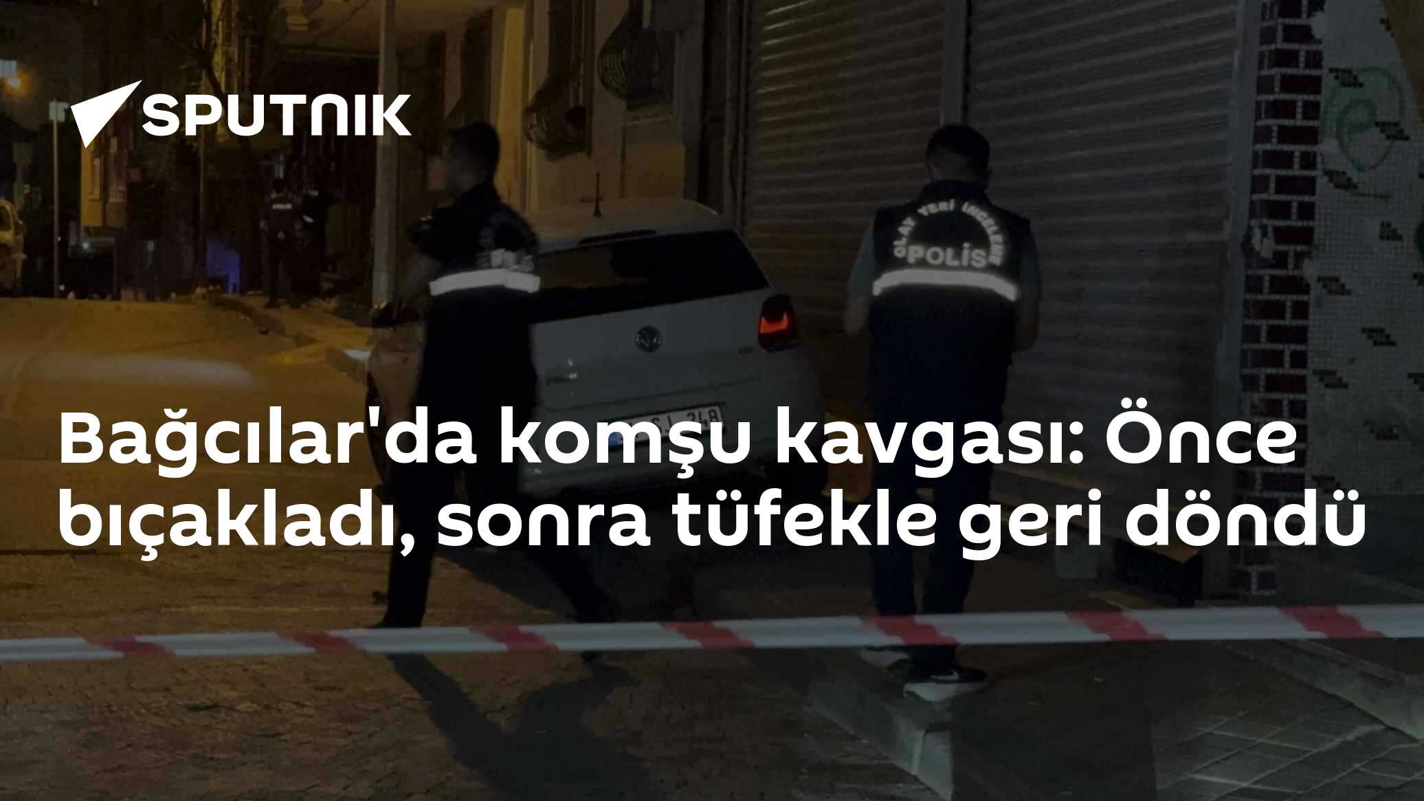 Bağcılar'da komşu kavgası: Önce bıçakladı, sonra tüfekle geri döndü