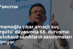 'İmamoğlu çıkar amaçlı suç örgütü' davasında 66. duruşma: Tutuksuz sanıkların savunmaları alınıyor