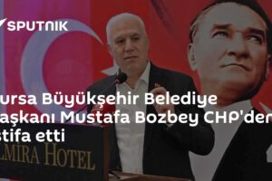 Bursa Büyükşehir Belediye Başkanı Mustafa Bozbey CHP'den istifa etti