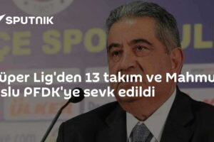 Süper Lig'den 13 takım ve Mahmut Uslu PFDK'ye sevk edildi