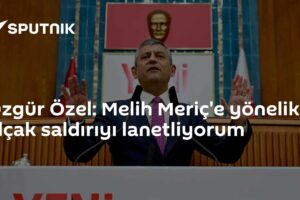 Özgür Özel: Melih Meriç'e yönelik alçak saldırıyı lanetliyorum
