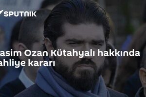 Rasim Ozan Kütahyalı hakkında tahliye kararı