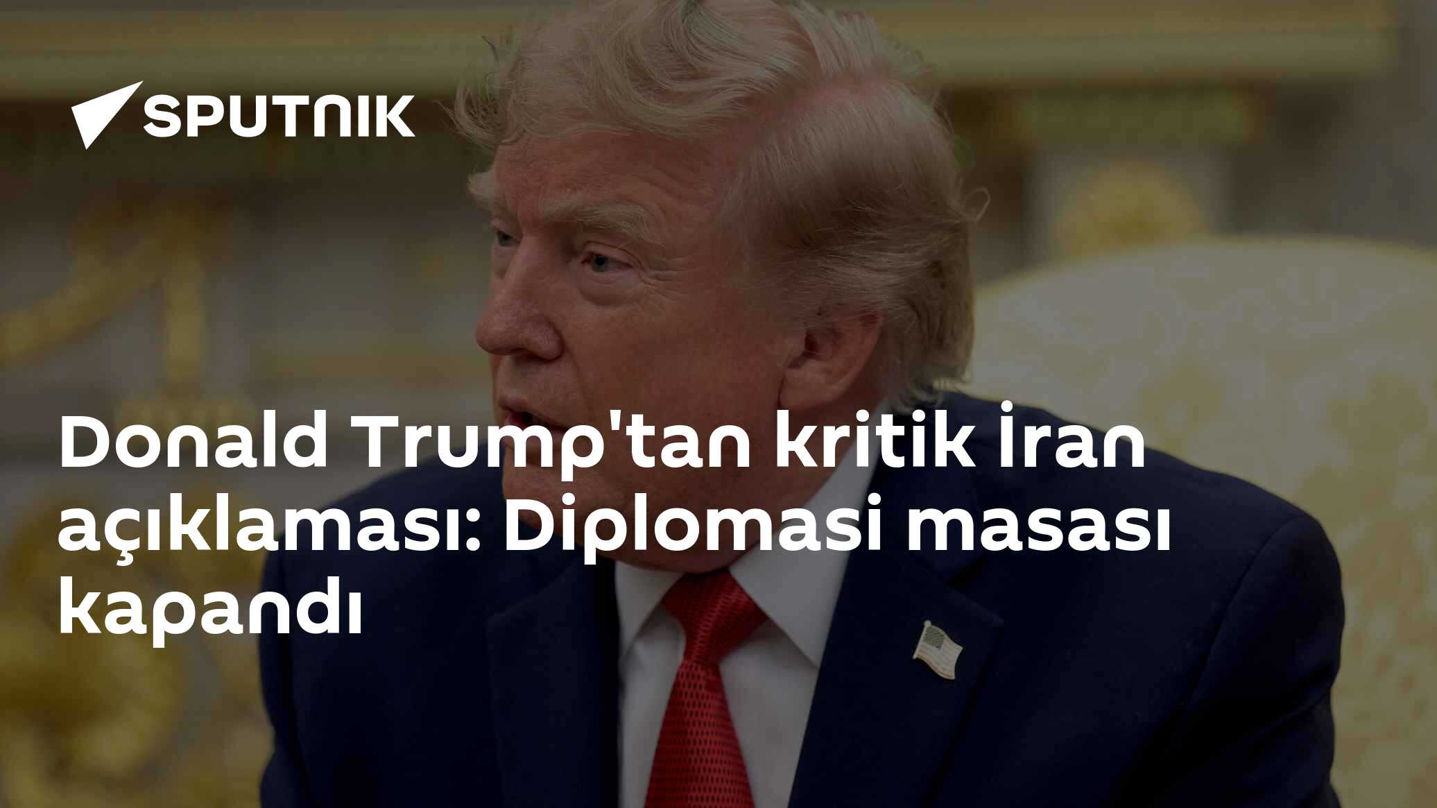 Donald Trump'tan kritik İran açıklaması: Diplomasi masası kapandı