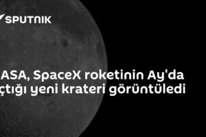 NASA, SpaceX roketinin Ay'da açtığı yeni krateri görüntüledi