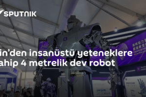 Çin’den insanüstü yeteneklere sahip 4 metrelik dev robot
