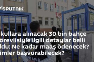 Okullara alınacak 30 bin bahçe görevlisiyle ilgili detaylar belli oldu: Ne kadar maaş ödenecek? Kimler başvurabilecek?