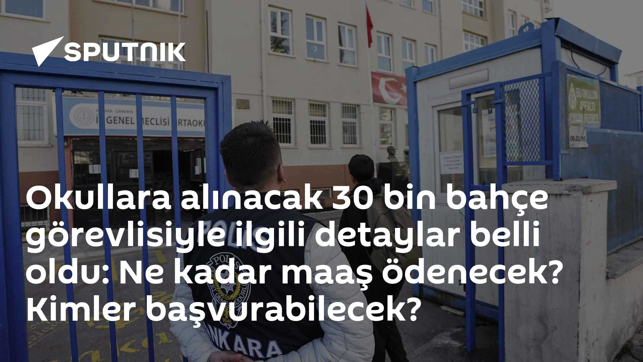 Okullara alınacak 30 bin bahçe görevlisiyle ilgili detaylar belli oldu: Ne kadar maaş ödenecek? Kimler başvurabilecek?