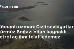 Lübnanlı uzman: Gizli sevkiyatlar, Hürmüz Boğazı’ndan kaynaklı petrol açığını telafi edemez