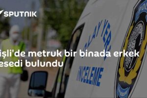Şişli'de metruk bir binada erkek cesedi bulundu