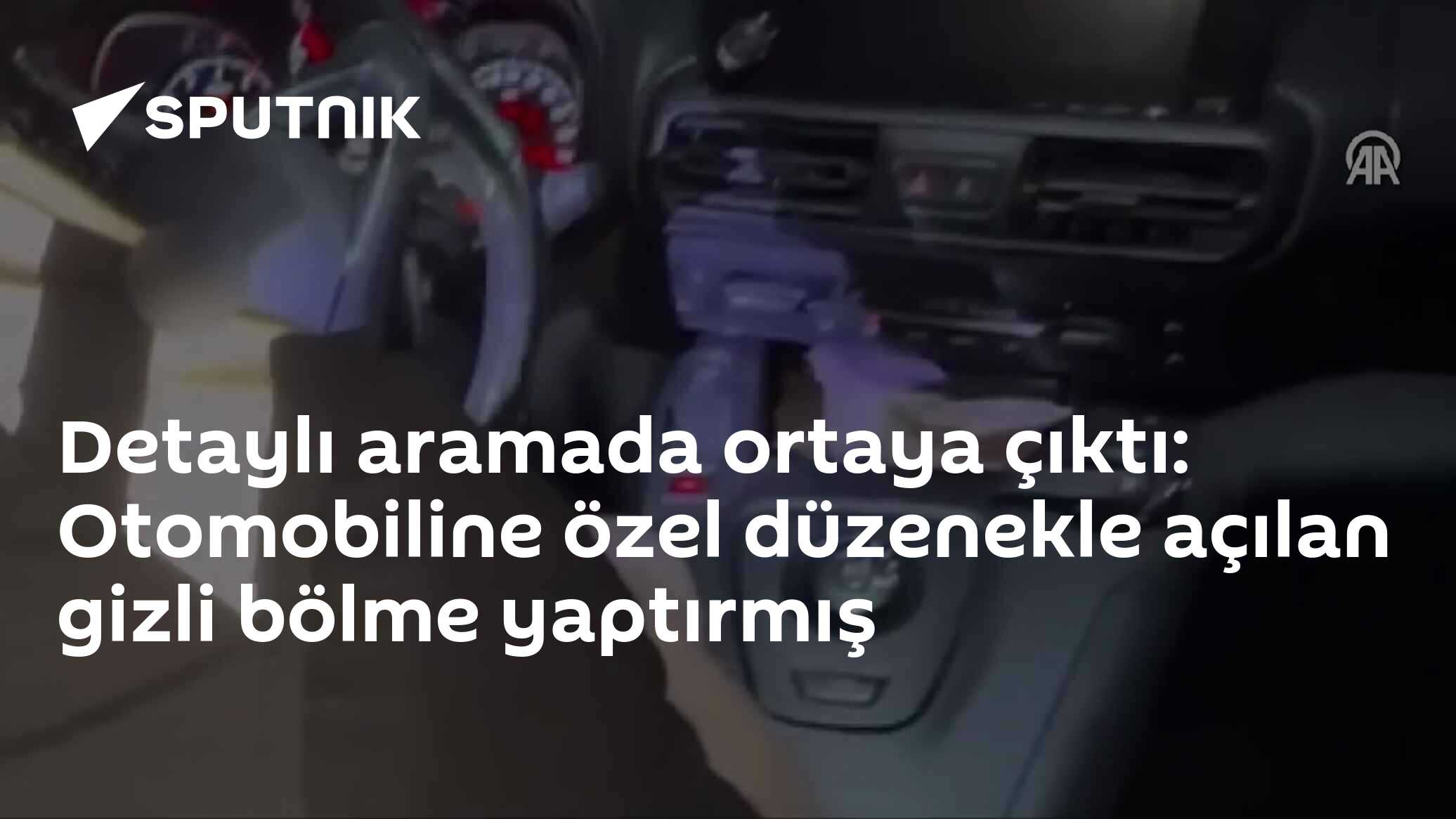 Detaylı aramada ortaya çıktı: Otomobiline özel düzenekle açılan gizli bölme yaptırmış