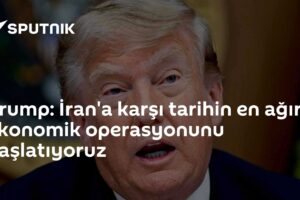 Trump: İran'a karşı tarihin en ağır ekonomik operasyonunu başlatıyoruz