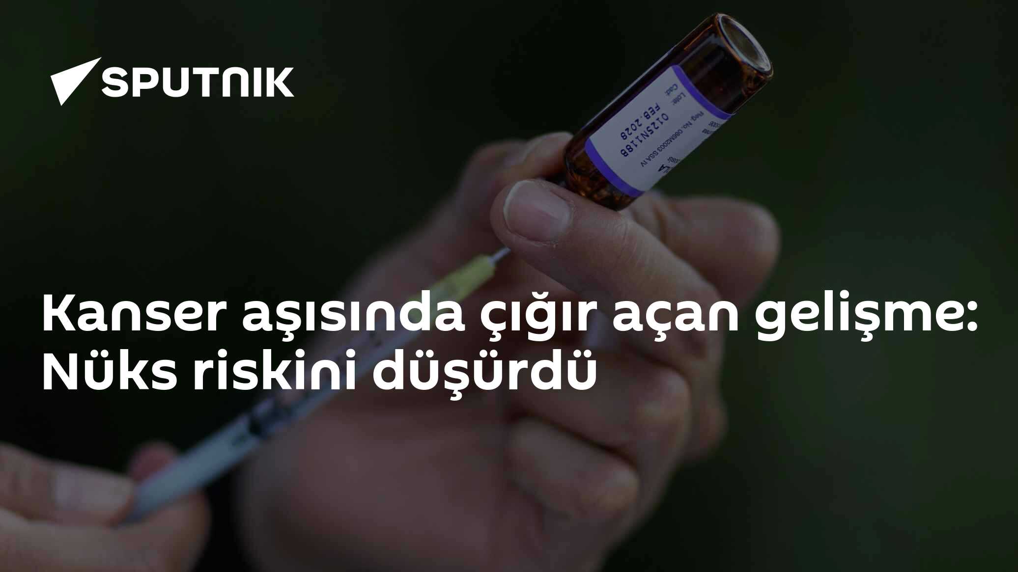 Kanser aşısında çığır açan gelişme: Nüks riskini düşürdü