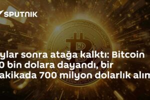 Aylar sonra atağa kalktı: Bitcoin 70 bin dolara dayandı, bir dakikada 700 milyon dolarlık alım