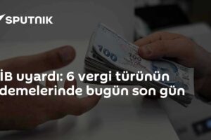 GİB uyardı: 6 vergi türünün ödemelerinde bugün son gün