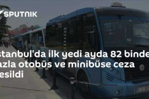 İstanbul'da ilk yedi ayda 82 binden fazla otobüs ve minibüse ceza kesildi