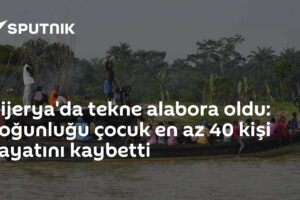 Nijerya'da tekne alabora oldu: Çoğunluğu çocuk en az 40 kişi hayatını kaybetti