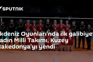 Akdeniz Oyunları'nda ilk galibiyet: Kadın Milli Takımı, Kuzey Makedonya'yı yendi