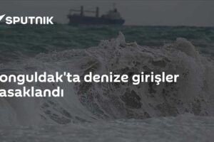 Zonguldak'ta denize girişler yasaklandı