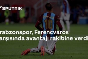 Trabzonspor, Ferencvaros karşısında avantajı rakibine verdi