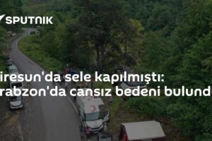 Giresun'da sele kapılmıştı: Trabzon'da cansız bedeni bulundu