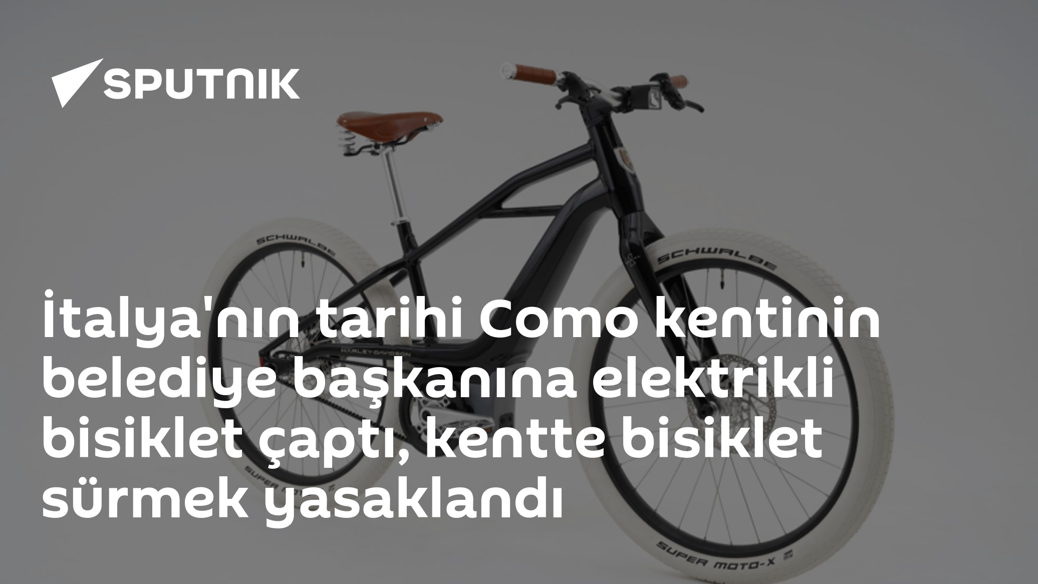 İtalya'nın tarihi Como kentinin belediye başkanına elektrikli bisiklet çaptı, kentte bisiklet sürmek yasaklandı