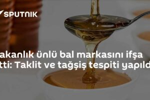 Bakanlık ünlü bal markasını ifşa etti: Taklit ve tağşiş tespiti yapıldı