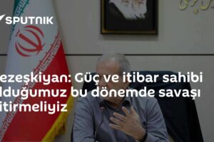Pezeşkiyan: Güç ve itibar sahibi olduğumuz bu dönemde savaşı bitirmeliyiz