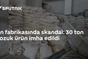 Un fabrikasında skandal: 30 ton bozuk ürün imha edildi