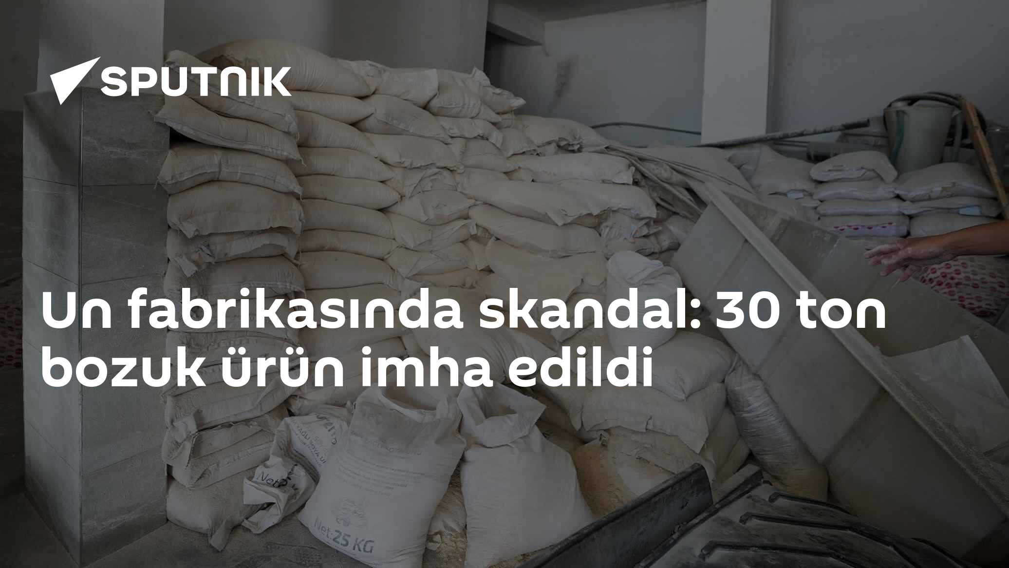 Un fabrikasında skandal: 30 ton bozuk ürün imha edildi