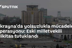 Ukrayna'da yolsuzlukla mücadele operasyonu: Eski milletvekili Mikitas tutuklandı