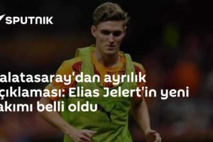 Galatasaray'dan ayrılık açıklaması: Elias Jelert'in yeni takımı belli oldu