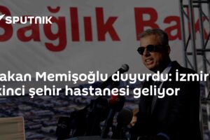 Bakan Memişoğlu duyurdu: İzmir'e ikinci şehir hastanesi geliyor