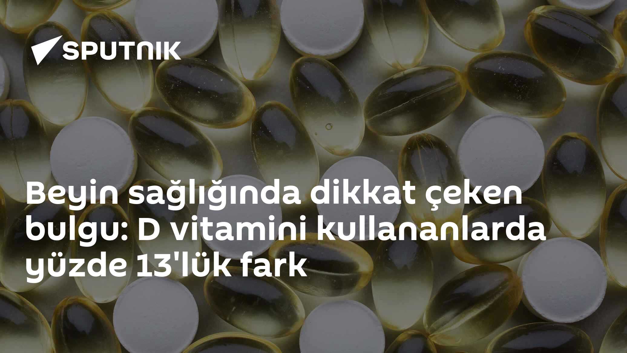 Beyin sağlığında dikkat çeken bulgu: D vitamini kullananlarda yüzde 13'lük fark