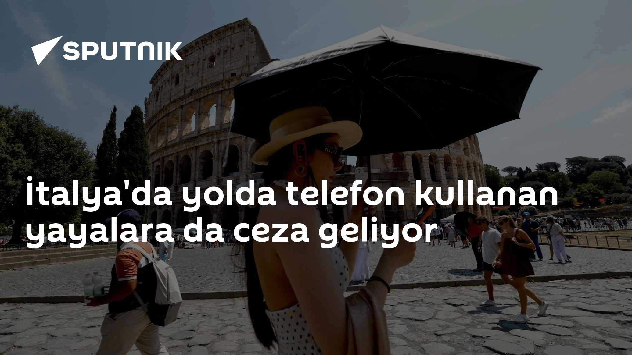 İtalya'da yolda telefon kullanan yayalara da ceza geliyor