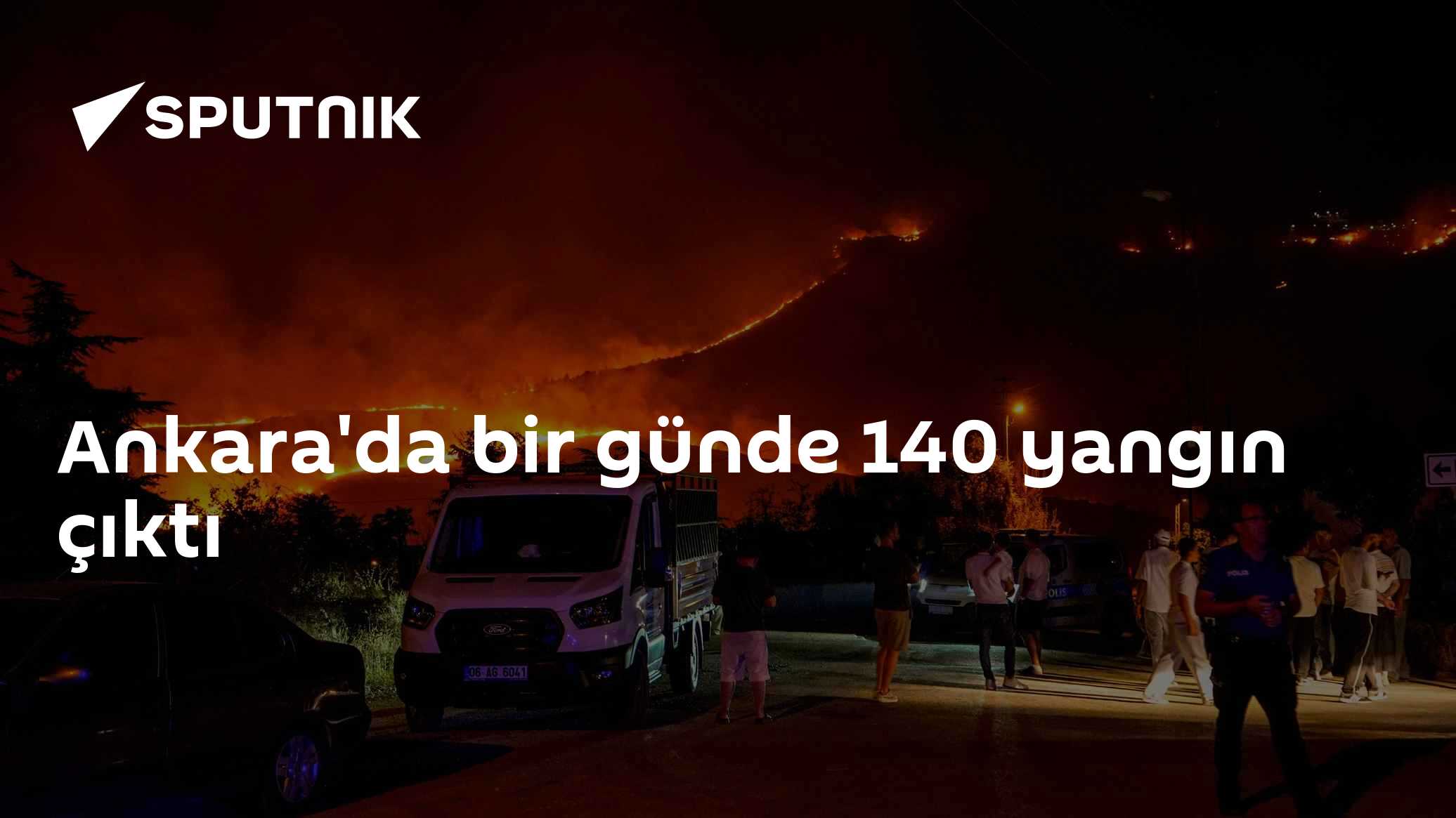 Ankara'da bir günde 140 yangın çıktı
