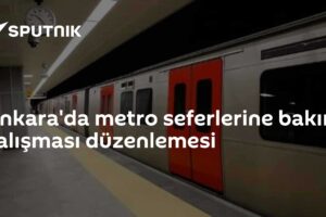 Ankara'da metro seferlerine bakım çalışması düzenlemesi