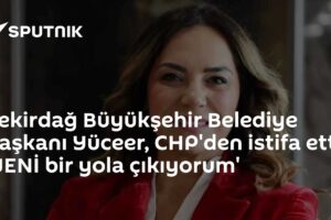 Tekirdağ Büyükşehir Belediye Başkanı Yüceer, CHP'den istifa etti: 'YENİ bir yola çıkıyorum'
