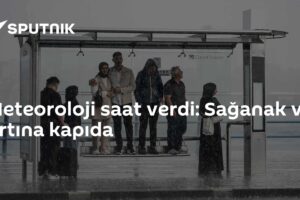 Meteoroloji saat verdi: Sağanak ve fırtına kapıda