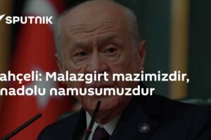 Bahçeli: Malazgirt mazimizdir, Anadolu namusumuzdur