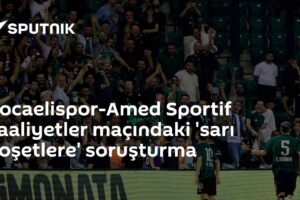 Kocaelispor-Amed Sportif Faaliyetler maçındaki 'sarı poşetlere' soruşturma