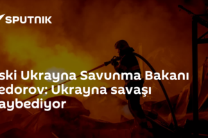 Eski Ukrayna Savunma Bakanı Fedorov: Ukrayna savaşı kaybediyor