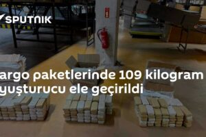 Kargo paketlerinde 109 kilogram uyuşturucu ele geçirildi