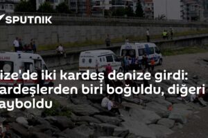Rize'de iki kardeş denize girdi: Kardeşlerden biri boğuldu, diğeri kayboldu