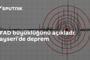 AFAD büyüklüğünü açıkladı: Kayseri'de deprem