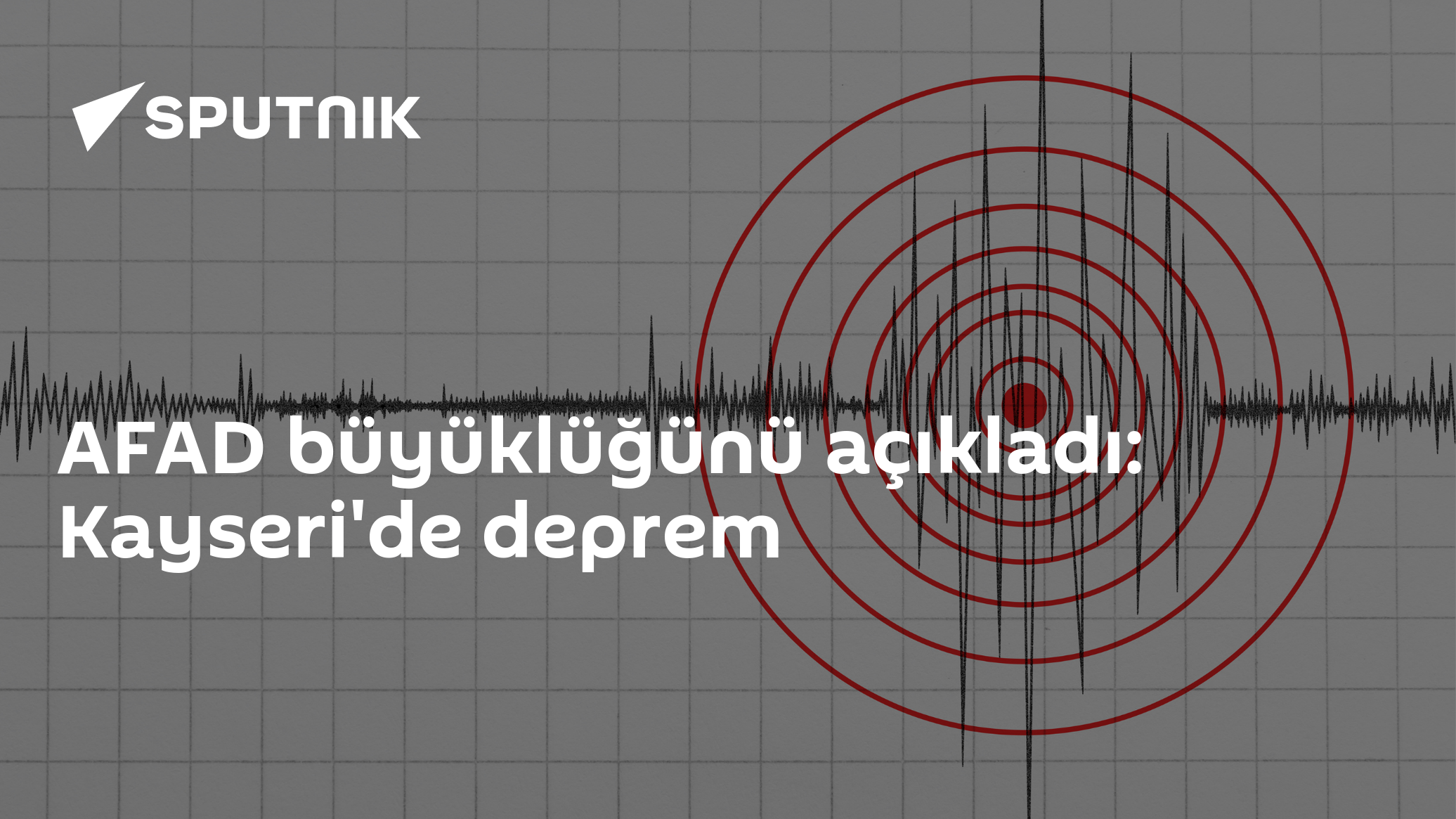 AFAD büyüklüğünü açıkladı: Kayseri'de deprem