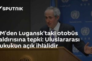 BM'den Lugansk'taki otobüs saldırısına tepki: Uluslararası hukukun açık ihlalidir