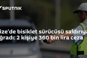 Rize'de bisiklet sürücüsü saldırıya uğradı: 2 kişiye 360 bin lira ceza