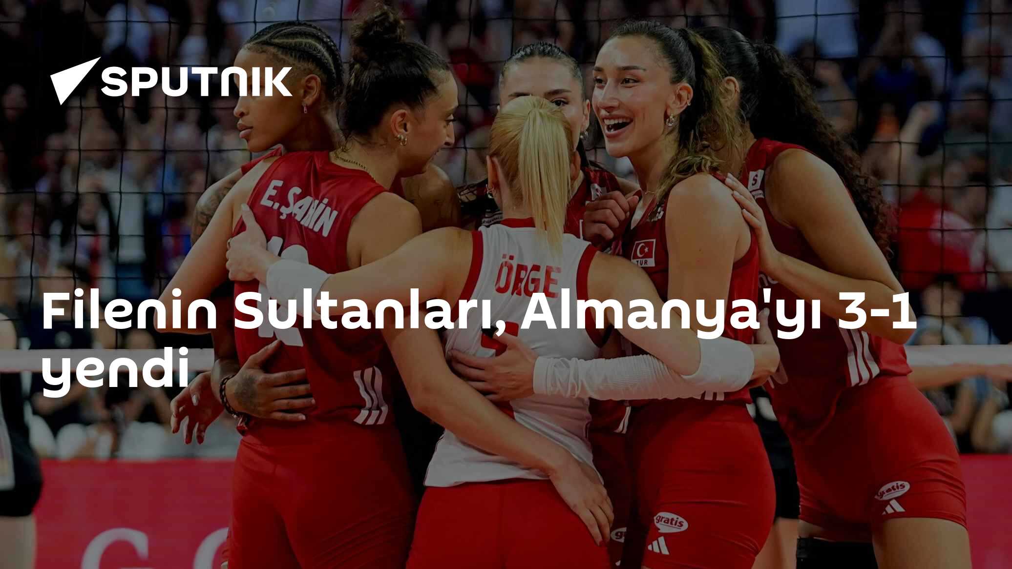 Filenin Sultanları, Almanya'yı 3-1 yendi