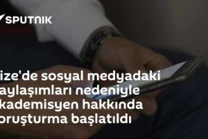 Rize'de sosyal medyadaki paylaşımları nedeniyle akademisyen hakkında soruşturma başlatıldı